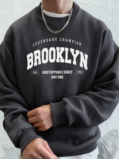 Womens Casual Superior Brooklyn Print Sweatshirts