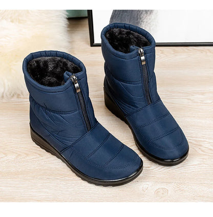 Womens Winter Front Up Zipper Cool Boots