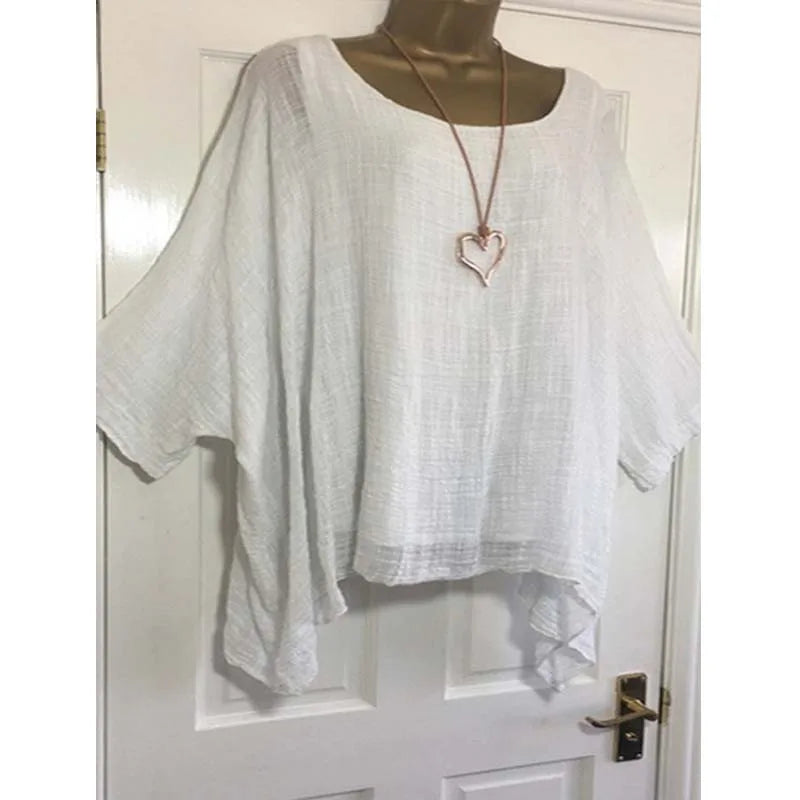 Women Plus Size Batwing Sleeve Sweater