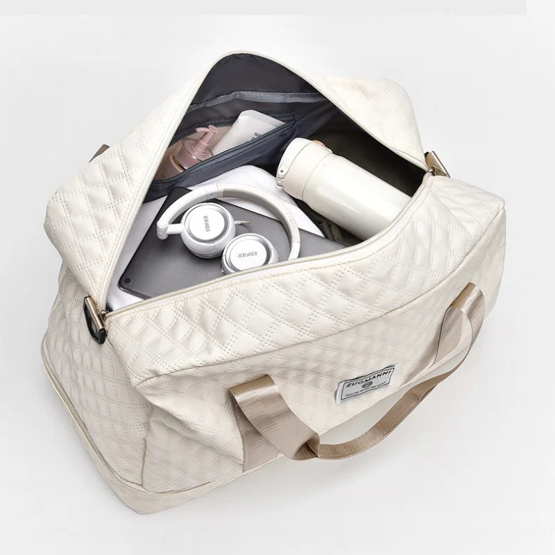 Big Belted Large Capacity Elegant Handbags