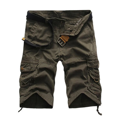 Mens Military Type Cotton Cargo Shorts