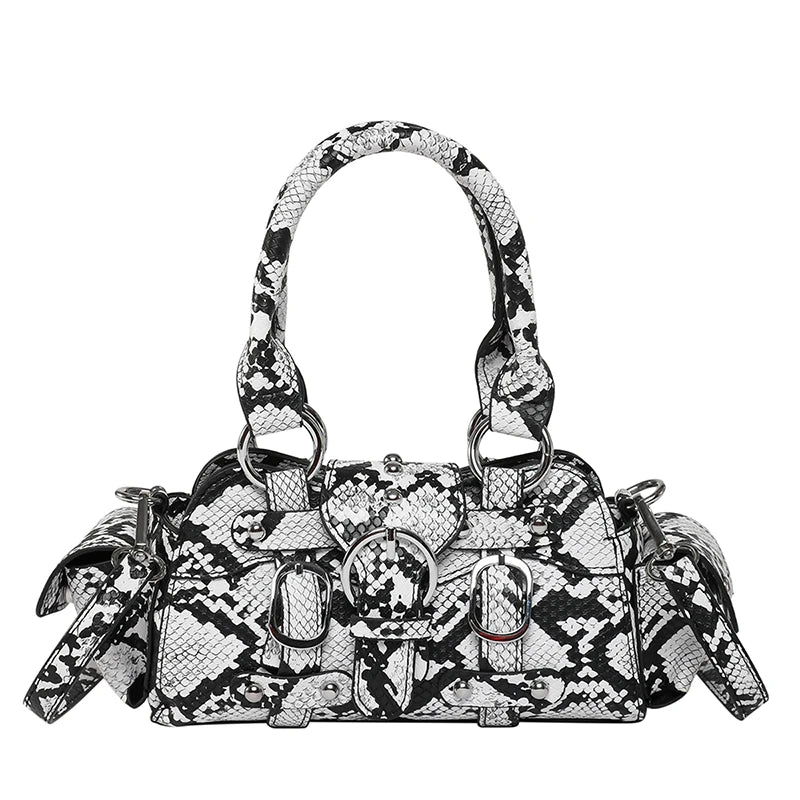 Designer Snake Skin Pattern Handbags