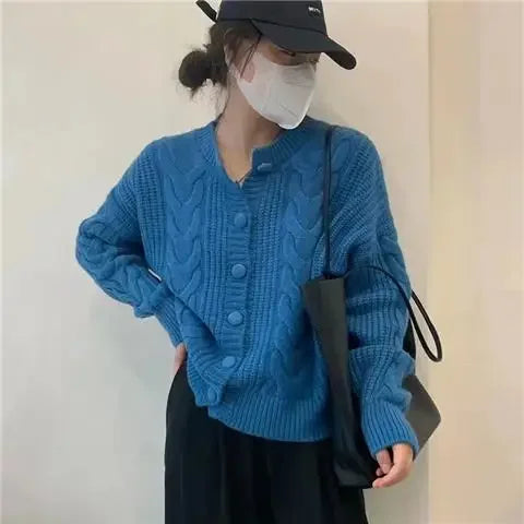 Womens Button Clouse Cardigan Sweaters
