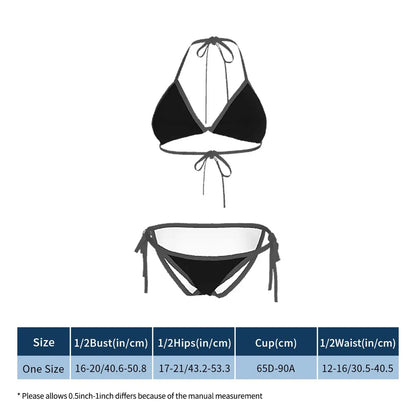 Womens Cut Out African Style Sexy Bikini Set