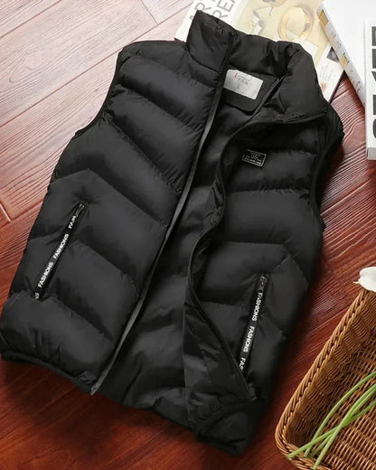 Bright Puffer Vest for Effortless Functional Cozy Street Style Layering