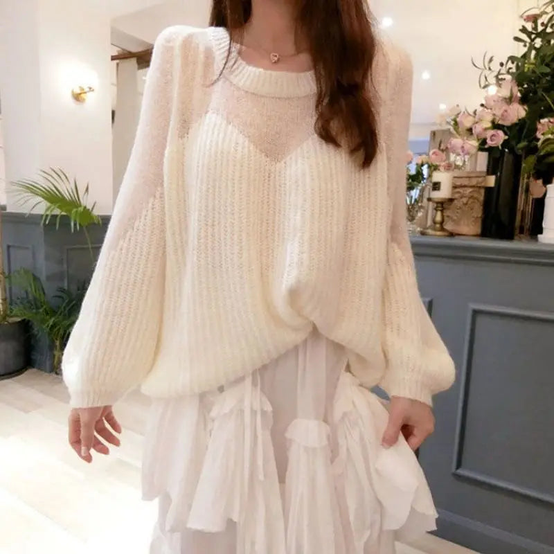 Women Thin Loose Knitted Sweaters