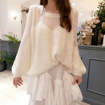 Women Knee Length Oversized Long Knitted Sweaters