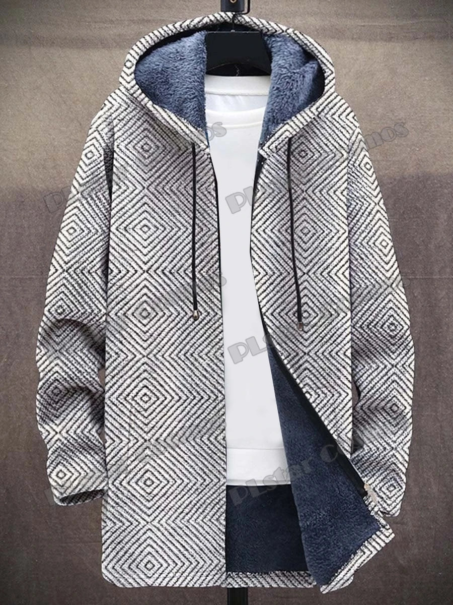 Abstract Art Cat Pattern Knit Pullover 3d Printed Winter Sweater For Unisex Casual Style