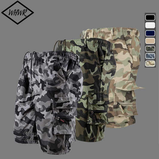 Green Flap Army Tactical Summer Mens Cargo Shorts