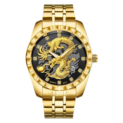 Stainless Steel 3d Knight Figure Dial Mens Watches