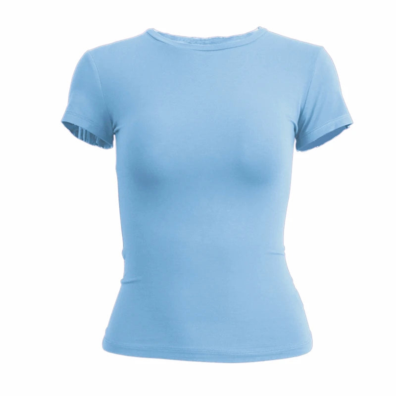 Womens Sportwear Short Sleeve Gym Tops