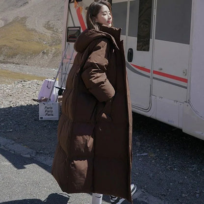 2025 Womens Winter Parka Jacket Slim Fit Stand Collar Casual Streetwear Warm Autumn Winter Coat For Women