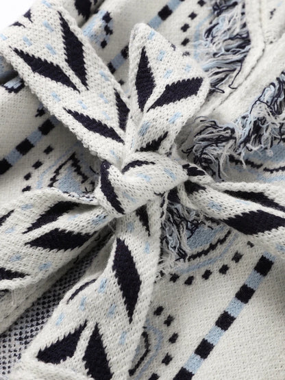 American Vintage Jacquard Chic Sweater