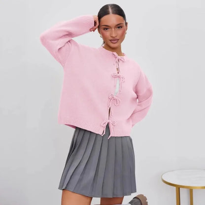 Women Autumn Open Stitch Cardigans