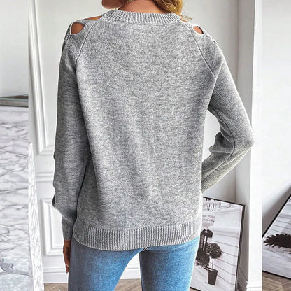 Womens Warm Hollow Out Sweaters