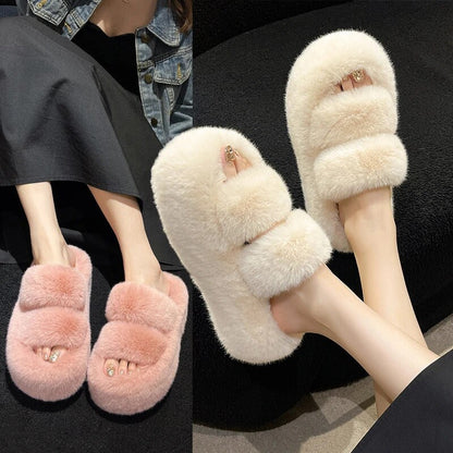 Super Soft Anti-Slip Plush Women's Slippers