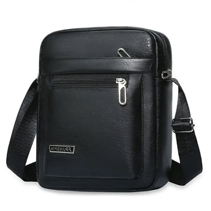 Genuine Leather Business Style Big Messenger Handbags For Men Women