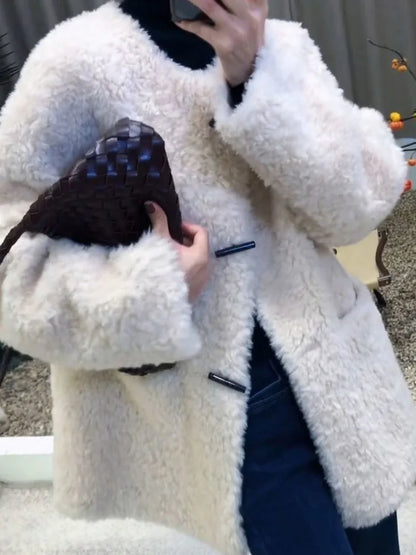 New O Neck Single Breasted Coats