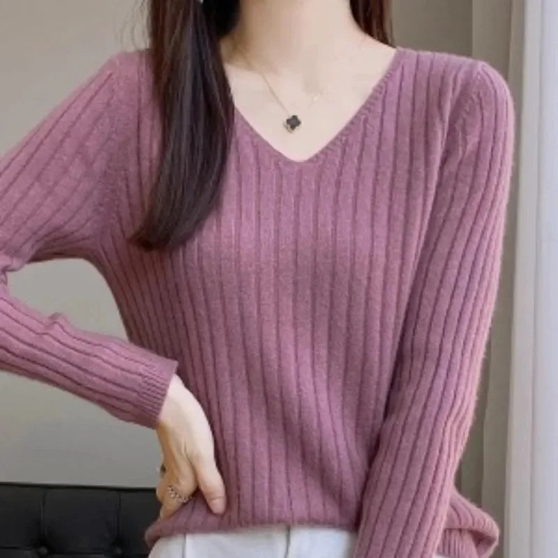 Womens Spring Autumn Lace Up Sweaters