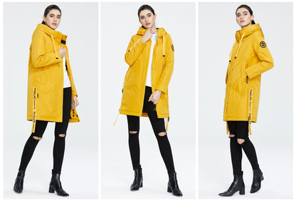 Autumn Winter Breeze Hooded Coat