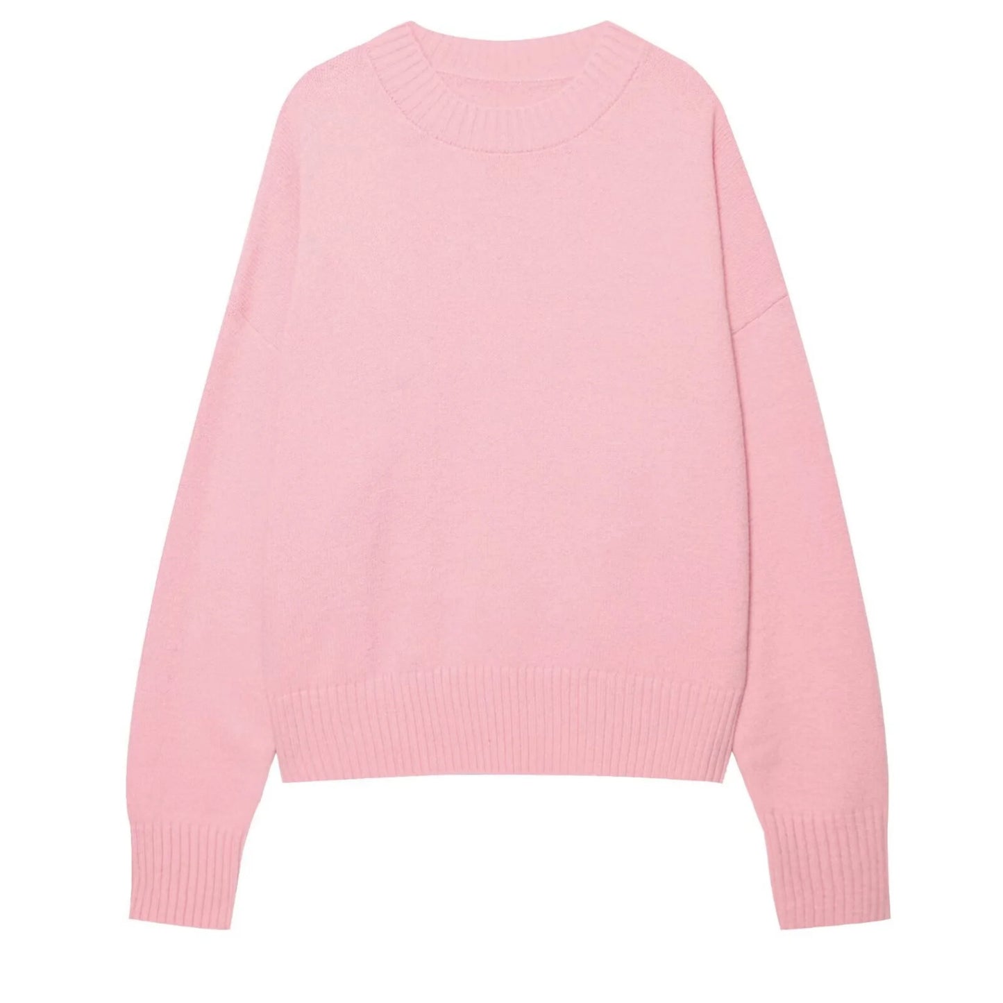 Casual Simple Solid Women Sweaters
