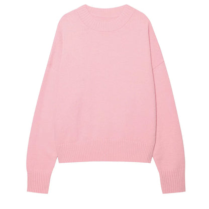 Casual Simple Solid Women Sweaters