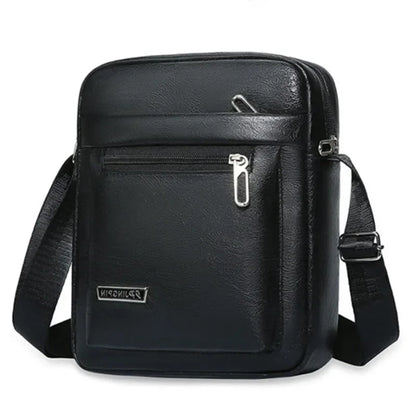 Genuine Leather Business Style Big Messenger Handbags For Men Women