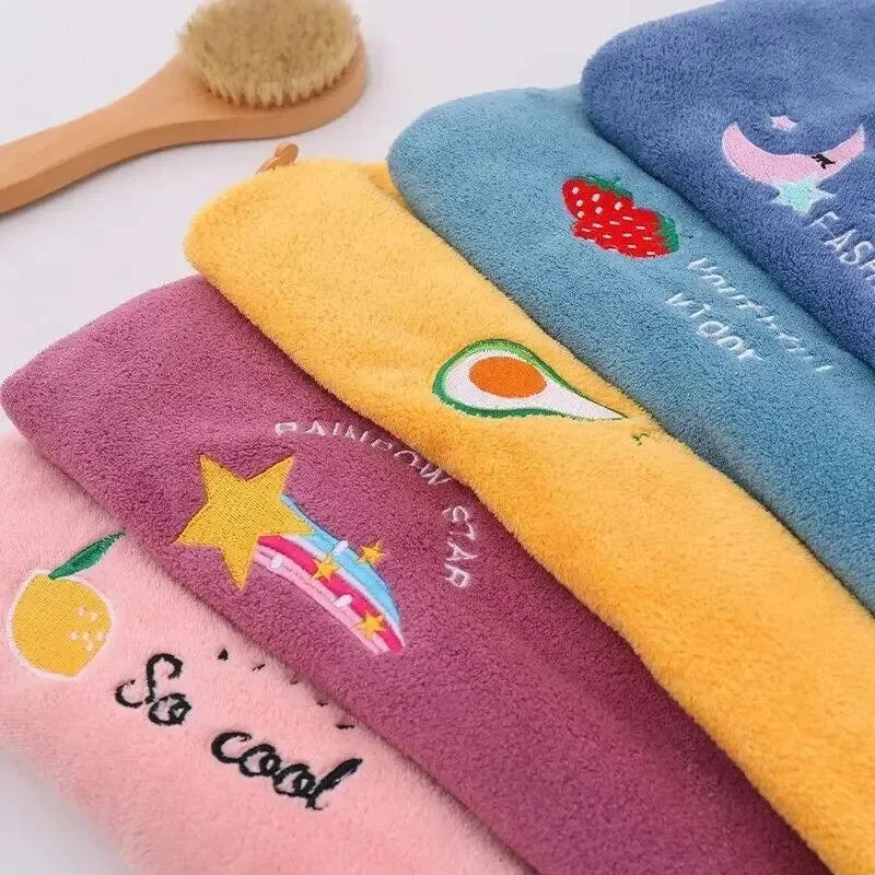 Super Absorbent Microfiber Hair Wrap Quick Dry Towel