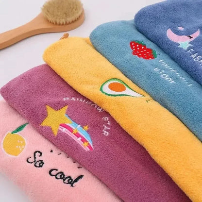 Super Absorbent Microfiber Hair Wrap Quick Dry Towel