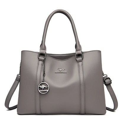 Genuine Leather Luxury Tote Bag For Women High Quality Designer Handbag Crossbody