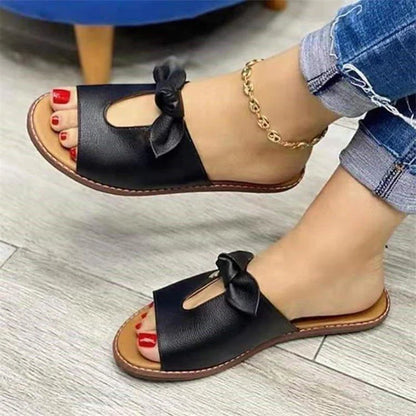 Summer Women Shoes Sandals Open Toe Anti Slip Pu Leather Casual Female Platform Shoes Plus Size 35 43 Women Slippers
