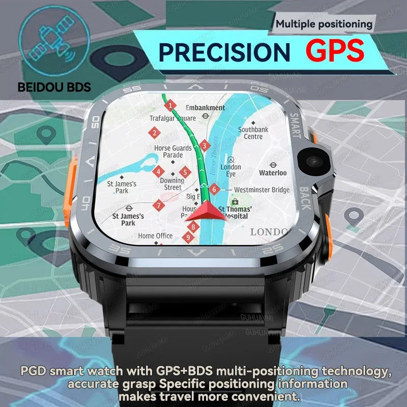 4 Core Cpu 8Gb 16Gb Rom Capacity Sim Card Supported Android Smartwatches For Students Kids