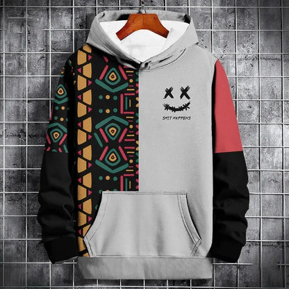 Imessage Print Oversized Hoodie Unisex Streetwear Sweatshirt For Men Women