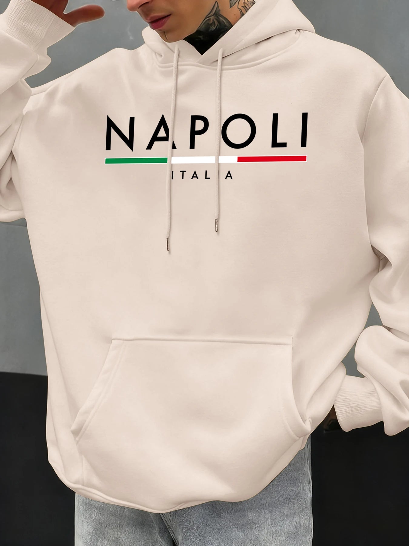 Native Land Letter Printed Cool Cotton Hoodies