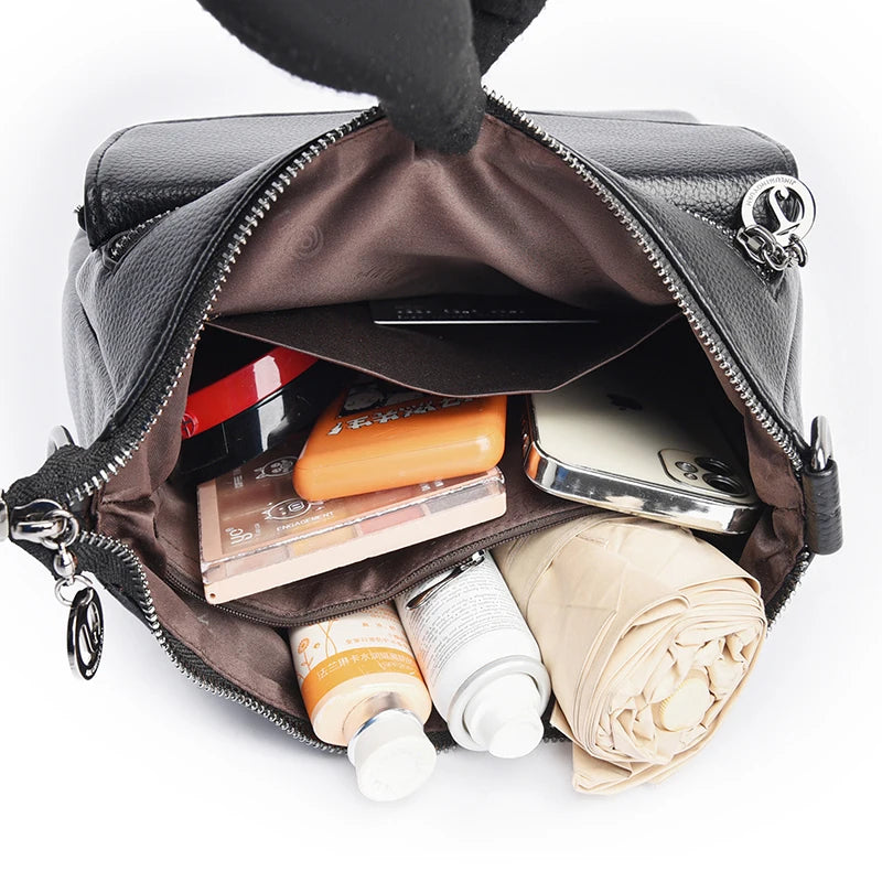 Womens Retro Leather Tote Bags