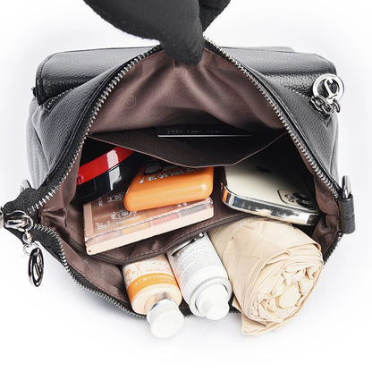 Womens Retro Leather Tote Bags