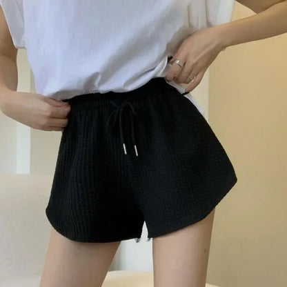 High Elastic Waist Lace Up Super Comfort Summer Women Shorts