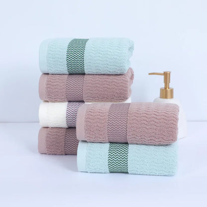 6pc Soft Absorbent Thick Cotton Hand Towels