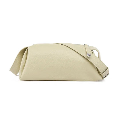 Womens Simple De Lux Soft Genuine Leather Handbags