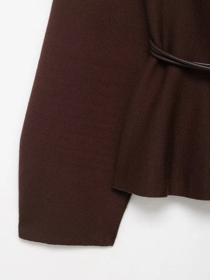 2025 Belted Knit Cardigan for Women – Trendy Streetwear Style