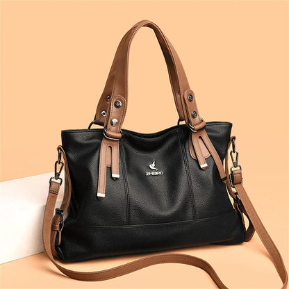 High Quality Genuine Leather Large Capacity Tote Bags