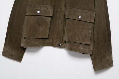 Elegant Suede Winter Jackets