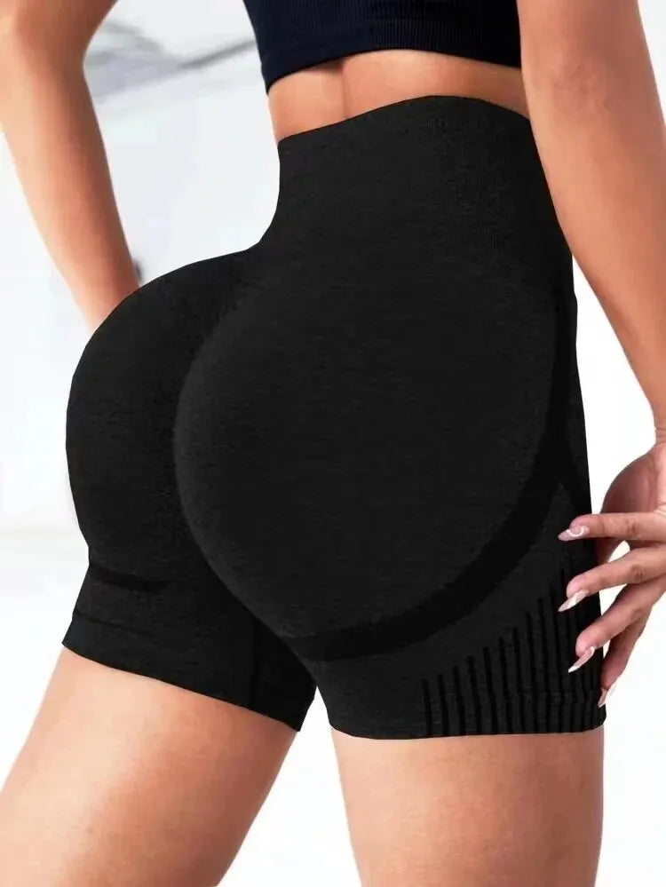 Workout Gym Style Women High Waist Shorts