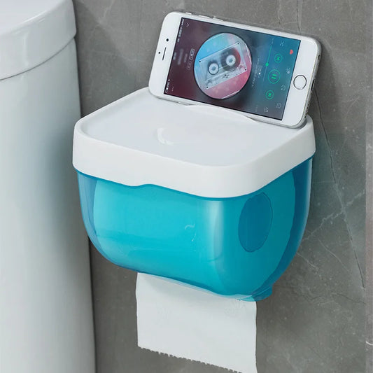 Multifunctional Wall Mounted Waterproof Toilet Paper Holder