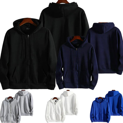 Big Hooded Zipper Loose Fit Autumn Winter Hoodies