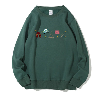 High Quality Vintage Style Simple Women Sweatshirts