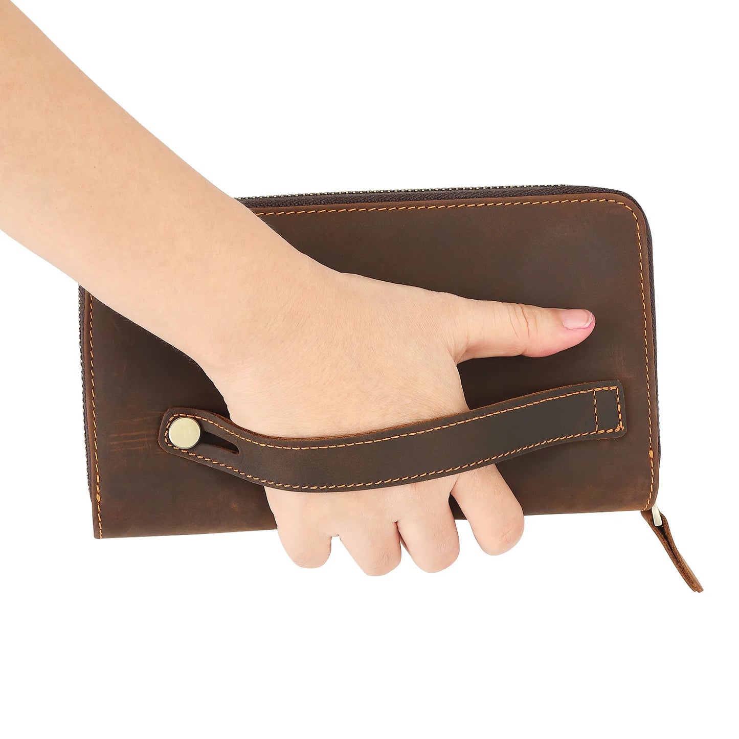 Genuine Leather Soft Brown Wallet