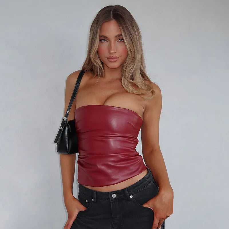 Clubwear Icon: Backless Spaghetti-Strap Crop Tank