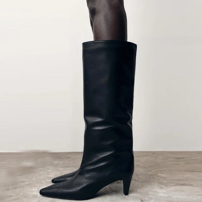 Brand Womens Rubber Boots Sexy Thigh High Heels Fashion Over The Knee Cowboy Boots For Women Rain Sexy Style