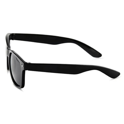 Timeless Cool: Classic Black Square Wayfarer Sunglasses